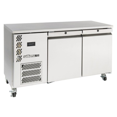 Williams LO2USS Opal 1x1 GN 2 Door Foodservice Counter Freezer - Image 2