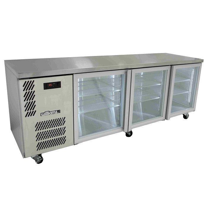 WILLIAMS HBS3UGDSS 3 DOOR DISPLAY BACK BAR