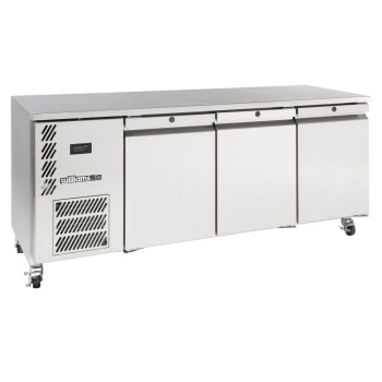 Williams LO3USS Opal 1x1 GN 3 Door Foodservice Counter Freezer