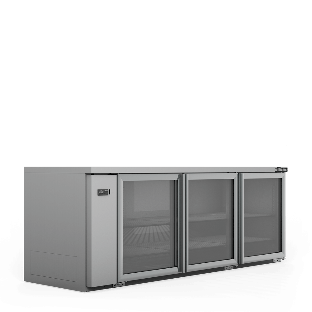 Williams HB3RGS Boronia 3 Glass Door Refrigerator 560L