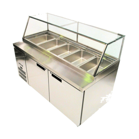 WILLIAMS BANKSIA HSP1UBA 1 DOOR PREPARATION COUNTER FRIDGE- COLORBOND